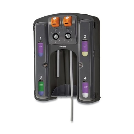 Coastwide Professional EXPRESSMIX SYSTEM WALL-MOUNT DISPENSER, FOUR 110 OZ SLOTS 24321397